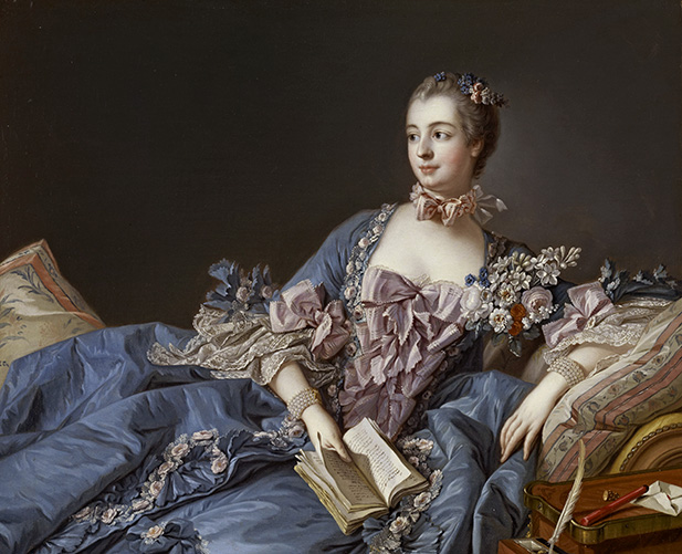 Portrait of Madame de Pompadour.